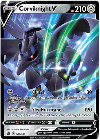 Corviknight V - 109/163 - Ultra Rare - Sword & Shield - Battle Styles