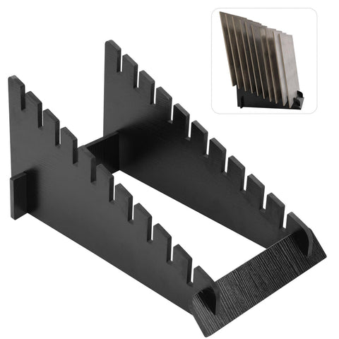 Teenyyou Tile Display Rack 10-Tier Wooden Plate Display Stands Large Tile Sample Storage Rack Floor Standing Porcelain Tile Display Rack Tile Show Shelf Holder for Floor Tile Sample Exhibition