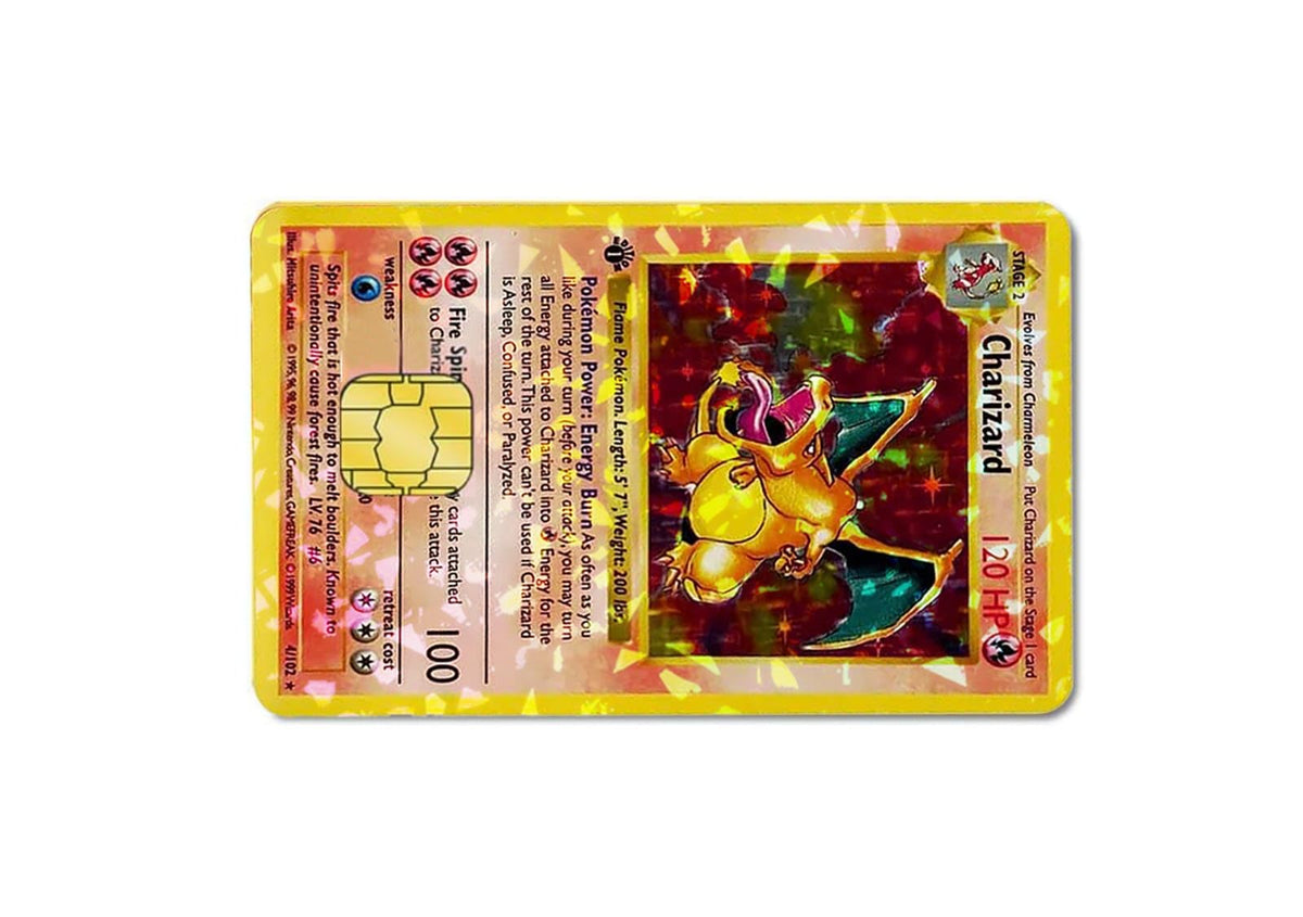 Styled Cards Holographic Credit Card Skin Sticker Anime Dragon Tv Show for dedit Card Sticker, Debit Card Skin, Anime Credit/Debit Card Cover, EBT Card, Fans,Gifts