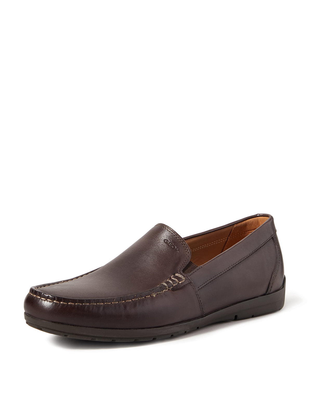 Geox Men's Siron 2 Slip On Loafer Brown, 41.5 Medium EU (8.5 US)