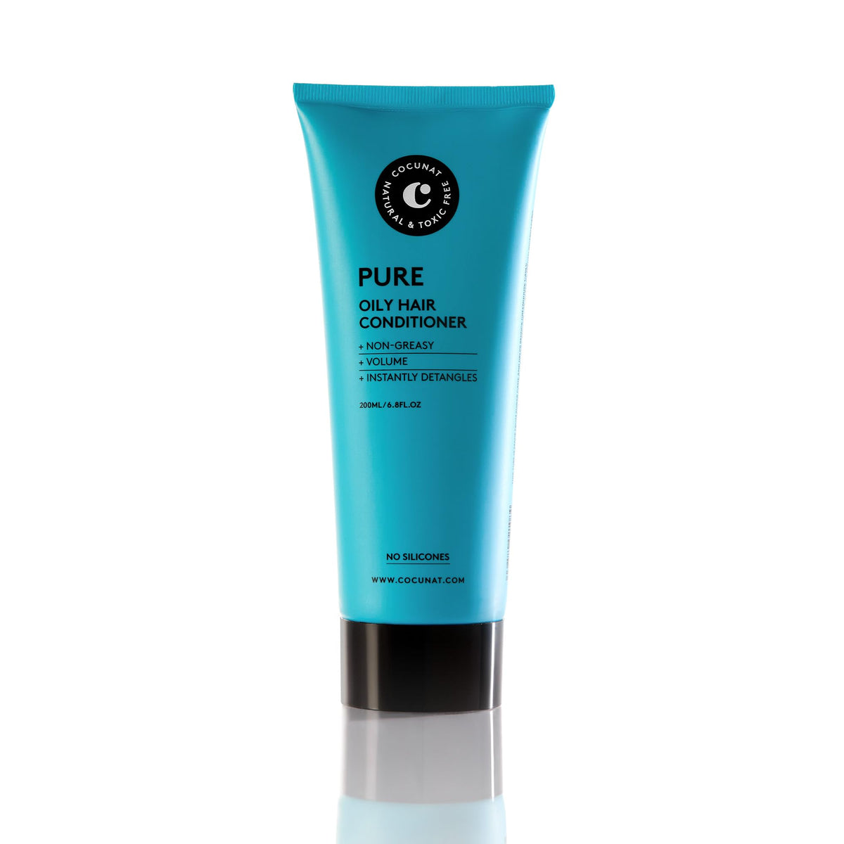 COCUNAT | Pure Conditioner | Grease-Free Volume & Shine Conditioner | Adds Shine & Does Not Weigh Hair Down | Silicone-Free | 200 ml