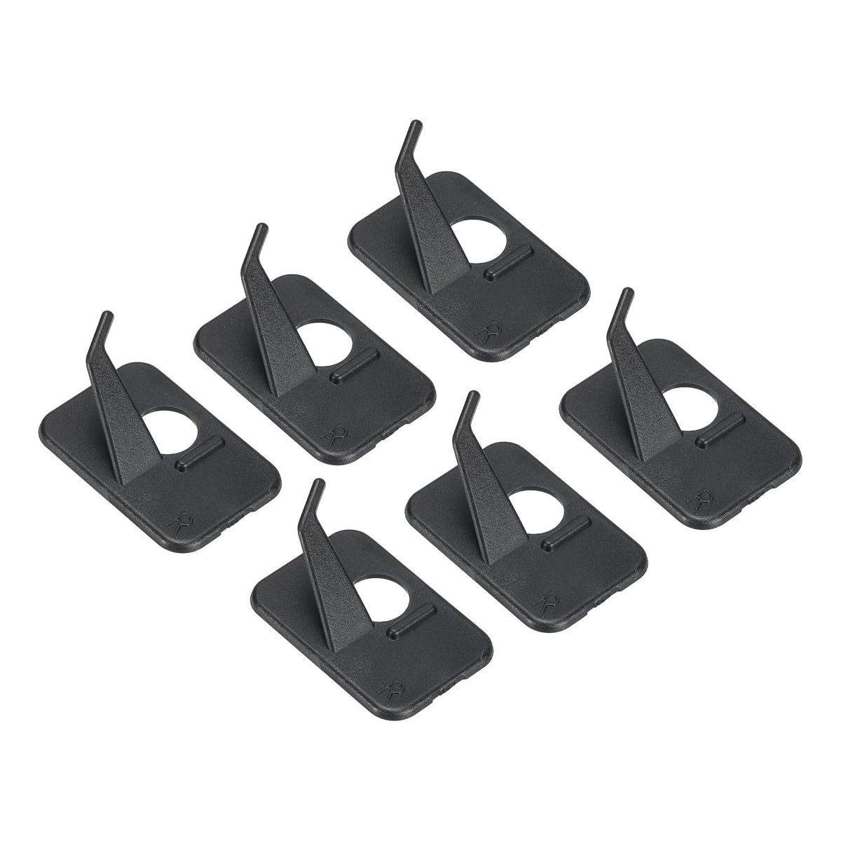 PATIKIL Arrow Rest, 6 Pack Plastic Adhesive Archery Arrow Support for Right Hand Compound Recurve Bow