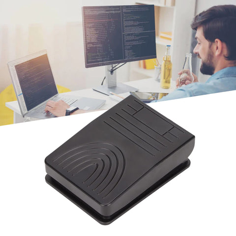 USB Foot Switch Pedal, Multimedia Control Ergonomic Foot Switch, Support Keyboard, Mouse, Gaming, String Function, Sensitive Mechanical Switch Ergonomic Design for Game Media