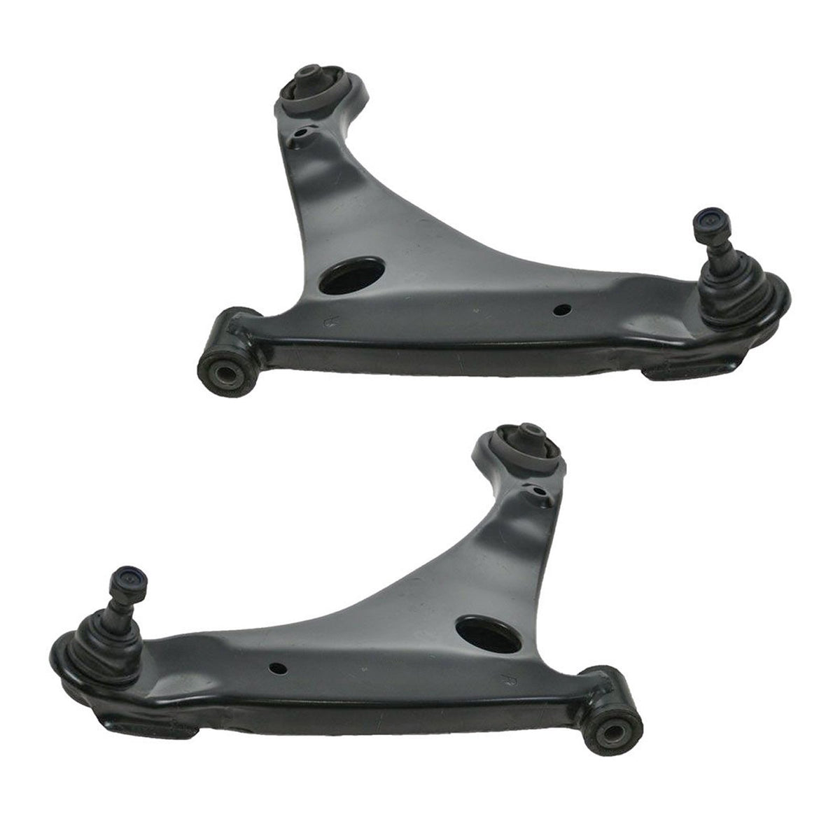 TRQ Front Lower Control Arm with Ball Joint Set Compatible with 2004-2012 Mitsubishi Galant
