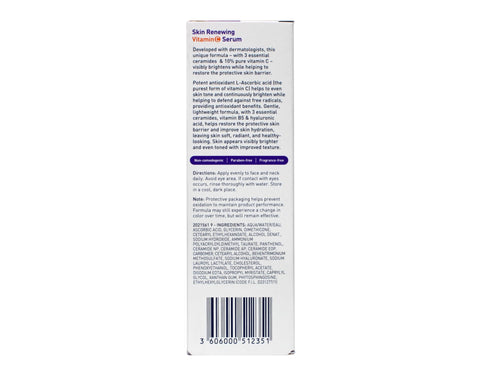 CeraVe Vitamin C Serum with Hyaluronic Acid (1 Pack)