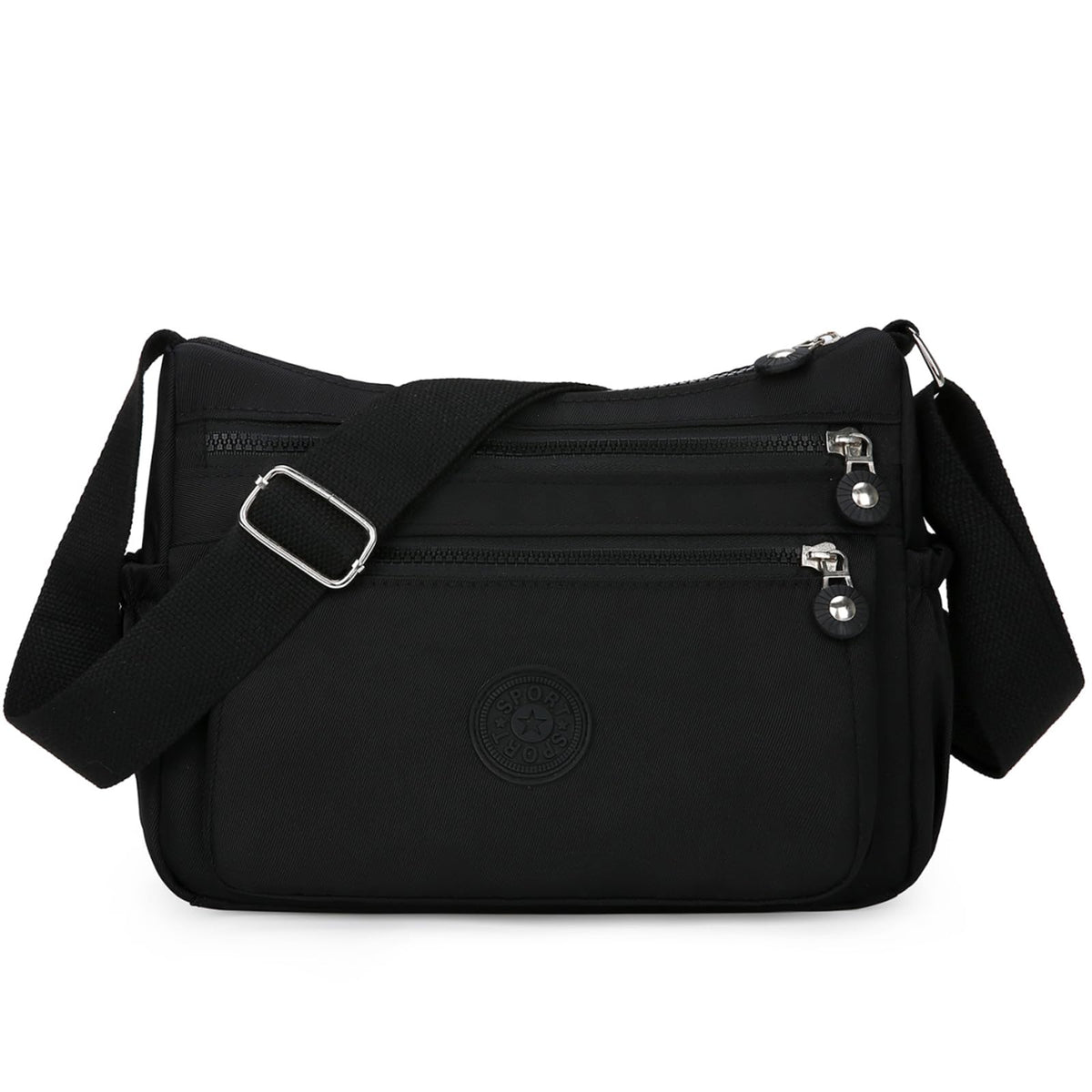 Crossbody Bags for Women Multi Pocket Nylon Shoulder Purse Tote Bag RFID Pocketbooks Lightweight Messenger Bag