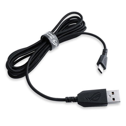 MOUDOAUER Replacement USB Cable Gaming Mouse Cable Data Line Replacement for ASUS P704 ROG CHAKRAM Wired Mouse Accessory