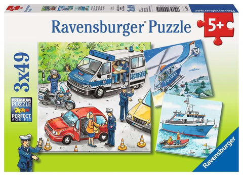 Ravensburger 09221 5 "Police in Action Puzzle (147-Piece)