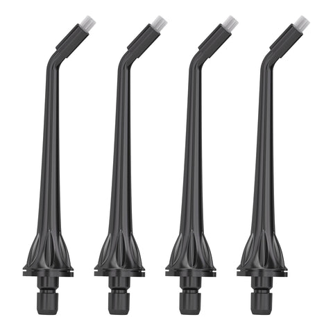 Generic Replaceable Nozzles 4-Pack for Men's Water Flossing Black