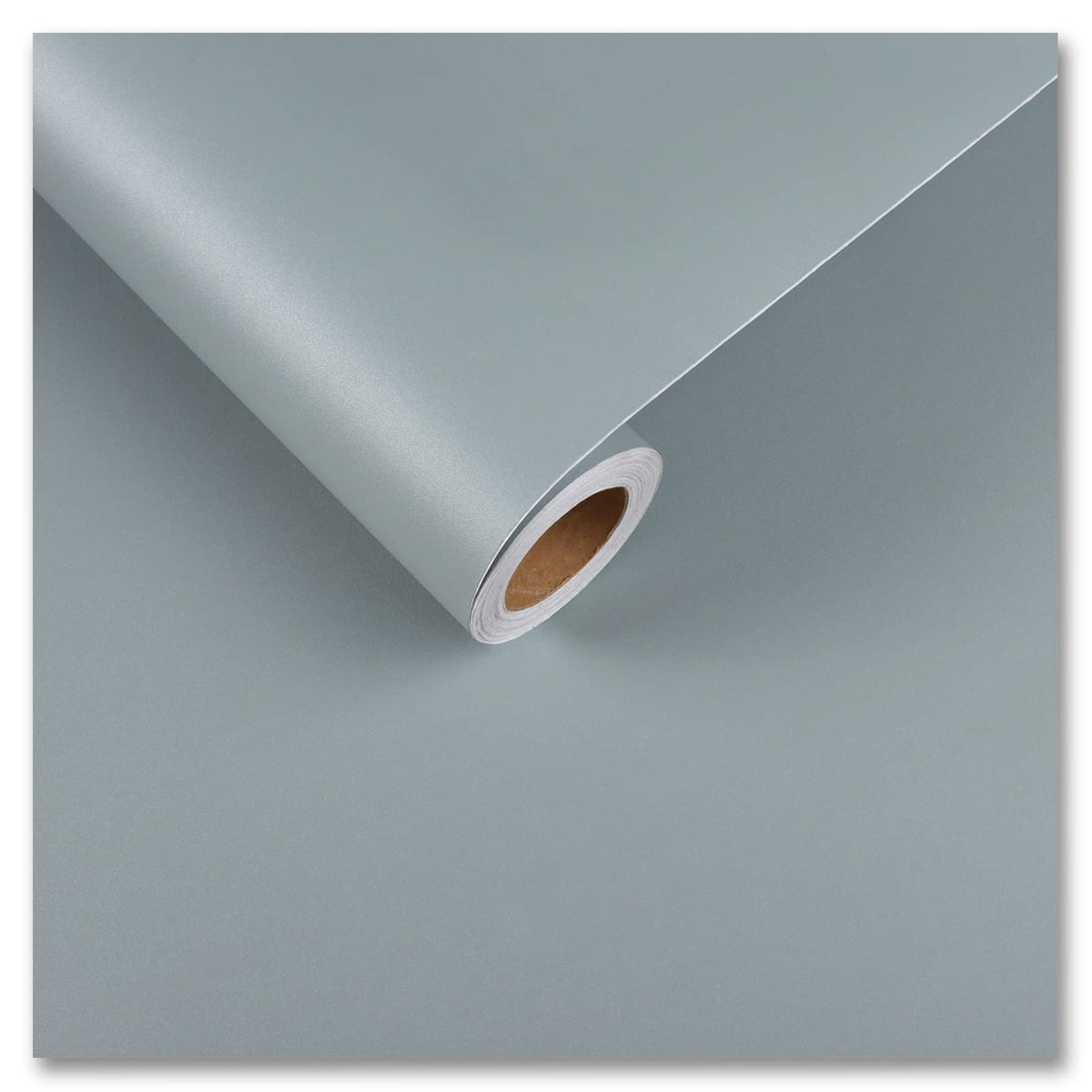 CRE8TIVE Haze Blue Self Adhesive Wallpaper 60cm x 300cm Matte Vinyl Wrap Removable Wallpaper Thick Wallpaper for Bedroom Kitchen Wallpapers Furniture Stickers Countertop Cupboard Waterproof Bathroom
