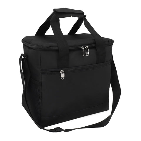 15L Large Capacity Insulated Cooler Bag, Water Proof Design, Hot Pressing Technology, Portable Lunch Tote with Adjustable Shoulder Straps, Smooth for Beach Picnics Barbecues