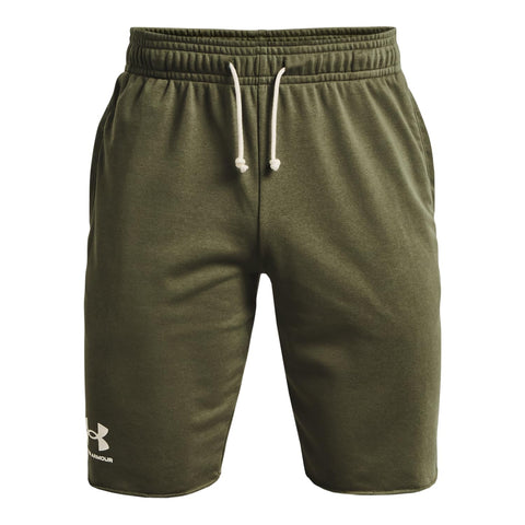 Under Armour Mens Rival Terry Shorts Green XXL