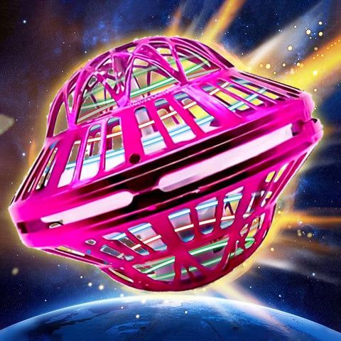 Flying UFO, 2024 Upgraded Flying UFO Toy, Hand Controlled Boomerang Hover UFO, Flying Spinner with Endless Tricks, for 6 7 8 9 10+ Year Old Boys Girls Teens Indoor Outdoor Toys (Purple)