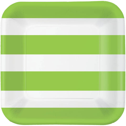 Cabana Stripes Party Plates, 9", 40 Ct