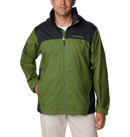 Columbia Men's Glennaker Lake Rain Jacket, Canteen/Black, Medium