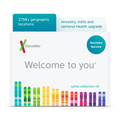 23andMe Ancestry Service: Personal Genetic DNA Test with 2750+ Geographic Locations, Family Tree, DNA Relative Finder, and Trait Reports