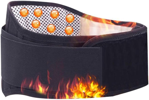 Mikiuly Heated Lumbar Belt, Lumbar Support Belt, Heated Belt, Lumbar Heating Belt, Lumbar Belt, Heating Cushion for Lower Back Pain Relief, XL, 1pc