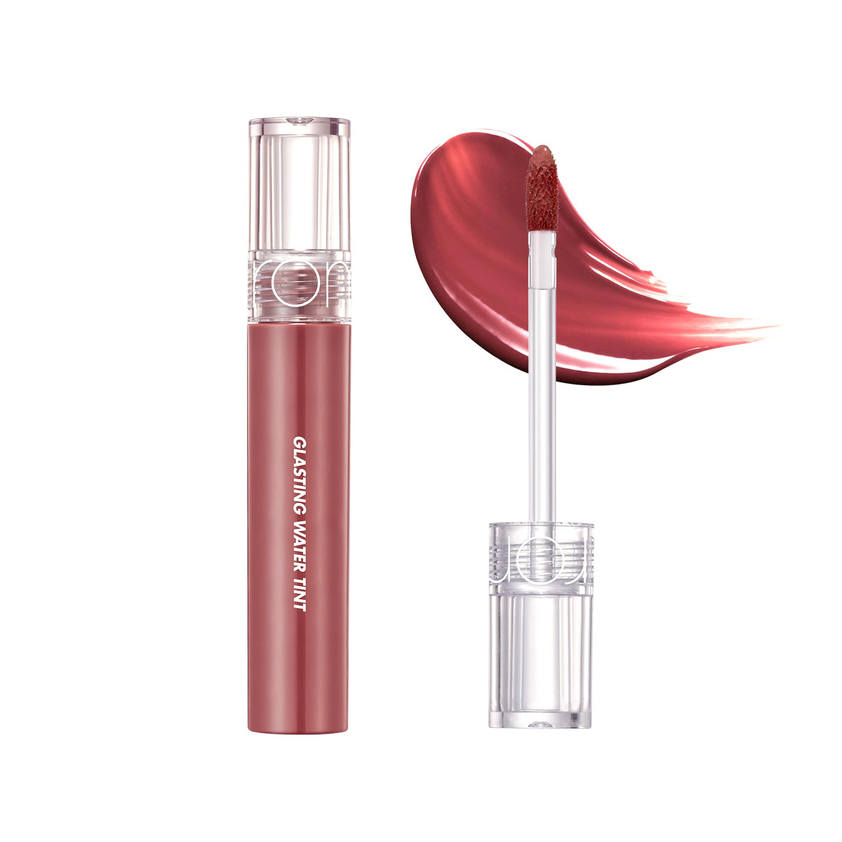 rom&nd Glasting Water Tint (16 Figrise) | Glossy Finish, Lightweight, Moisturizing, Long-lasting, Plumping lips