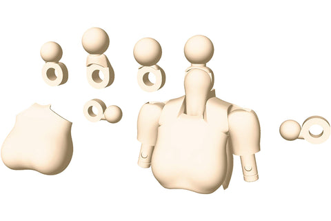 Kotobukiya Megami Device: M.S.G. 01 Tops Set (Skin Color A Version) Plastic Model Kit