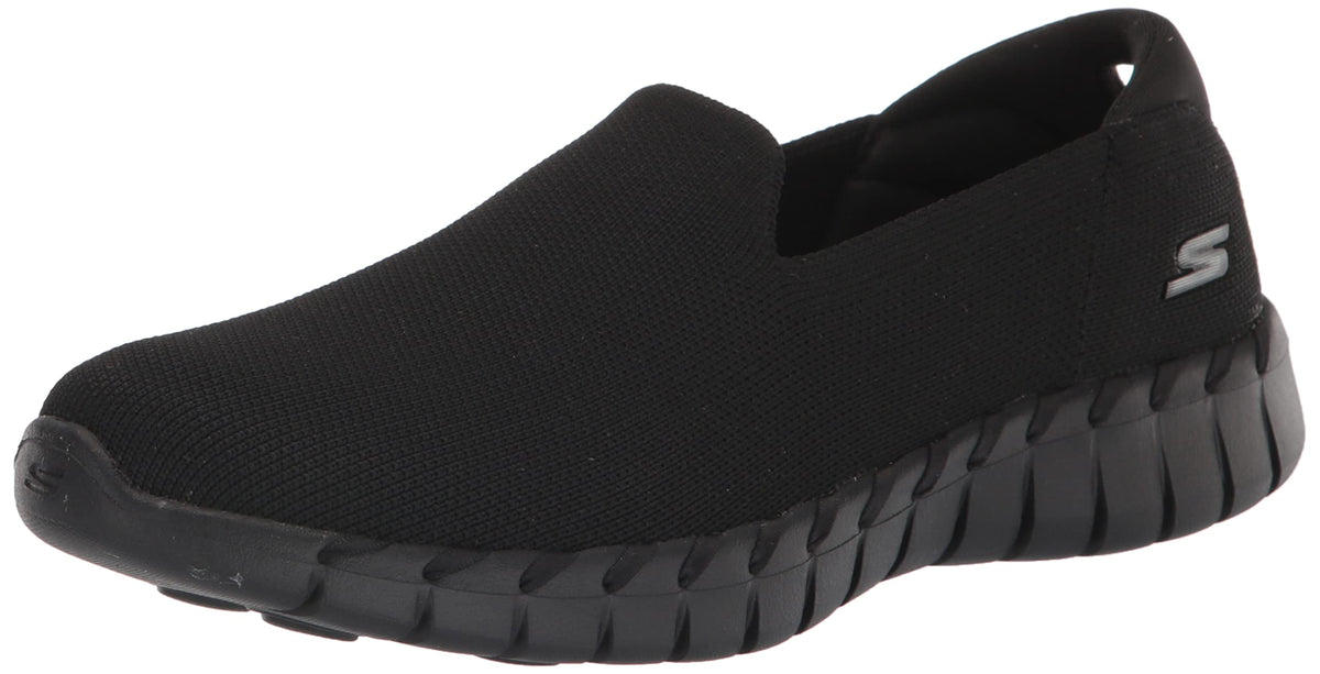 Skechers Women's GO Walk Smart 2-Adalyn Sneaker, Black, 8.5