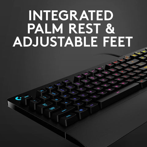 Logitech Prodigy G213 Wired Membrane Gaming Keyboard with RGB Backlighting Black