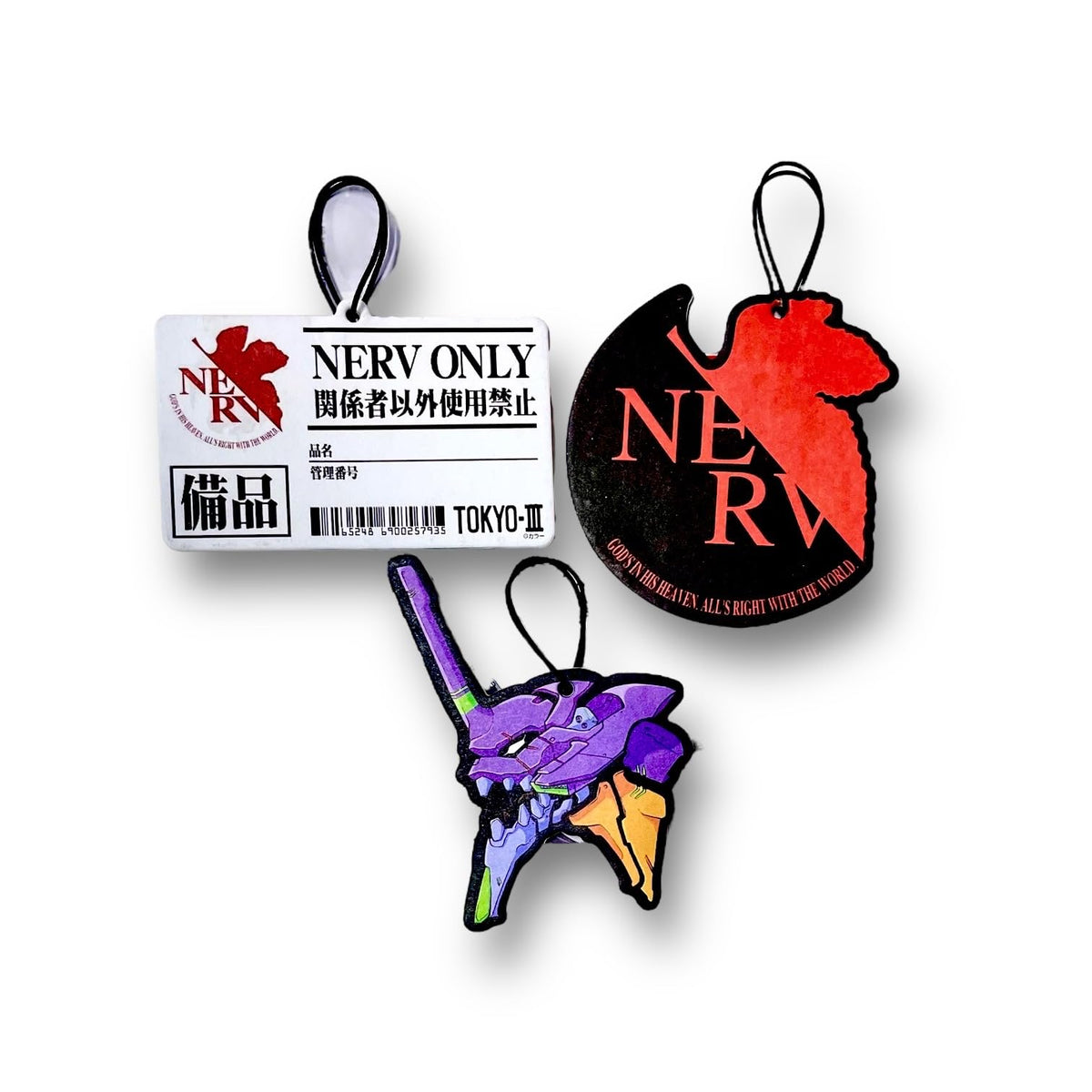 Evangelion air freshener Anime air freshener for Car evangelion car decor nerv air freshener evangelion car scent anime hanging ornament asuka car decor unit01 car decor (EVA)