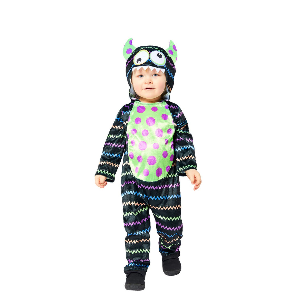 Amscan 9914773 Childs Little Monster Fancy Dress Halloween Costume Boys Girls Kids Cute Outfit (2-3 Years)