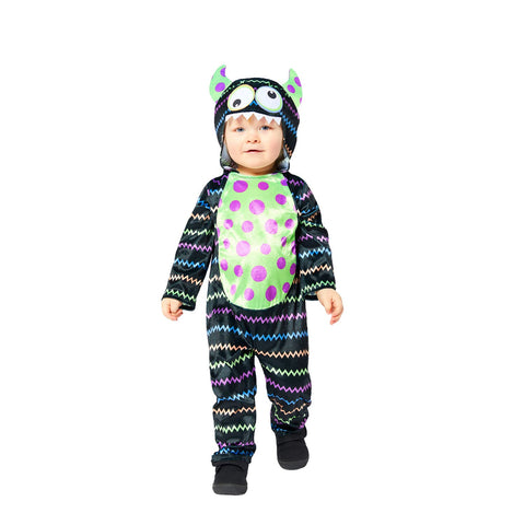 Amscan 9914773 Childs Little Monster Fancy Dress Halloween Costume Boys Girls Kids Cute Outfit (2-3 Years)