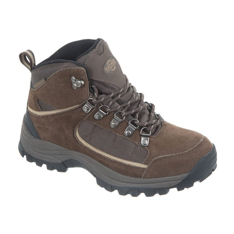 Northwest Territory Ladies Victoria Lace Up Premium Leather Upper Waterproof Walking/Hiking Trekking Boot (6 UK, Brown, numeric_6)