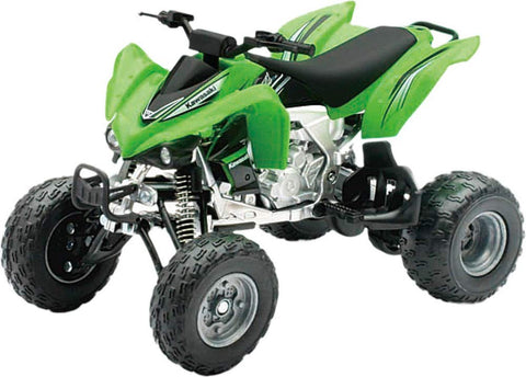 New Ray Toys 1:12 Scale ATV Die-Cast Replica Kawasaki KFX450R Green 57503