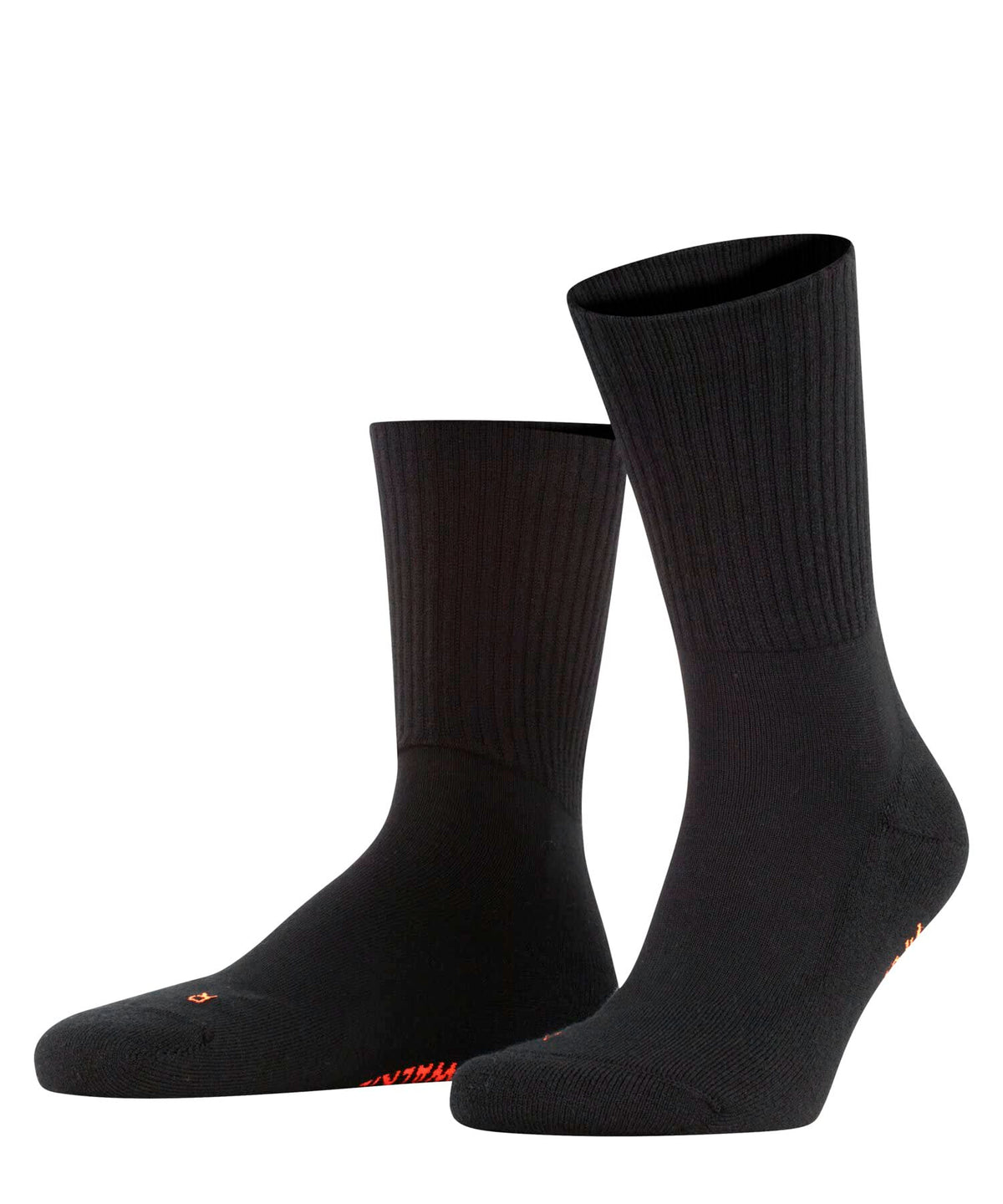 FALKE Unisex Walkie Light U SO Wool Plain 1 Pair Socks, Black (Black 3000), 8-9