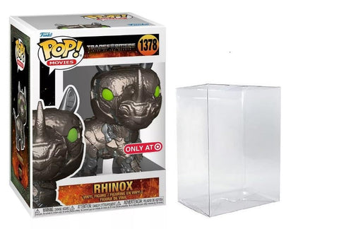 Funko Pop! Rhinox Transformers Rise of The Beasts 1378 Action Figure Bobblehead Pop (Bundled with Compatible Box Protector Case) 3.75 inches