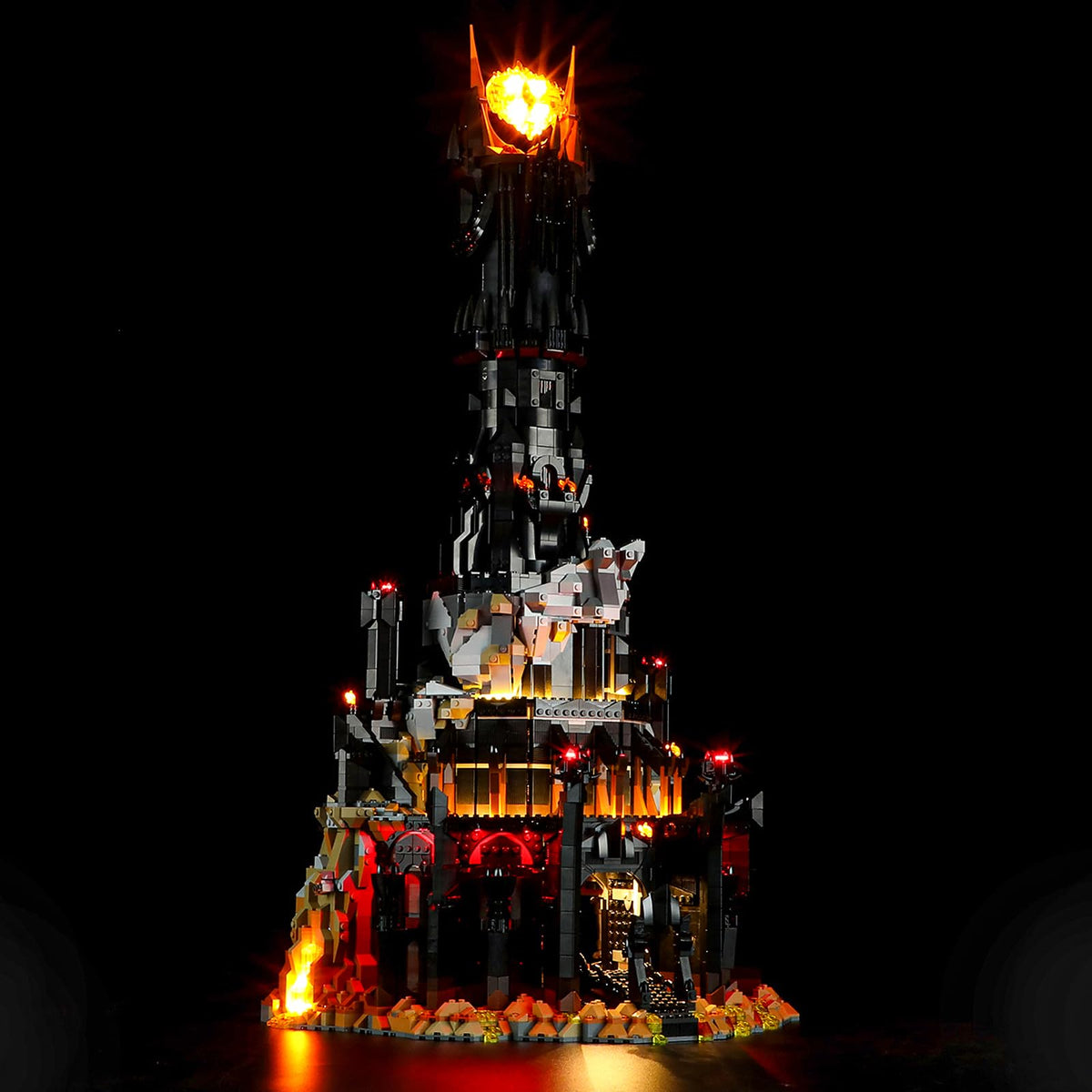 GEAMENT LED Light Kit Compatible with LEGO The Lord of the Rings: Barad dÃ»r - Lighting set for Icons 10333 Barad dur (Model Set Not Included)