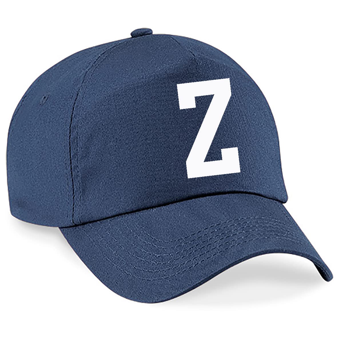 4sold New Cap Alphabet A-Z Childrens Navy Cotton A-Z Summer Sun Hat UV Protection Children School Kids Caps Hat Sport Boy Unisex Adjustable Baseball Holidays School - N