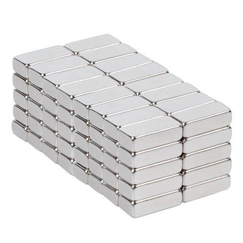 OCEUMAOA Magnets Small Rectangular Pack of 80 Neodymium Magnets Extra Strong 10 x 5 x 3 mm Mini Magnets for Notice Board Fridge Whiteboard Craft Photos Magnets