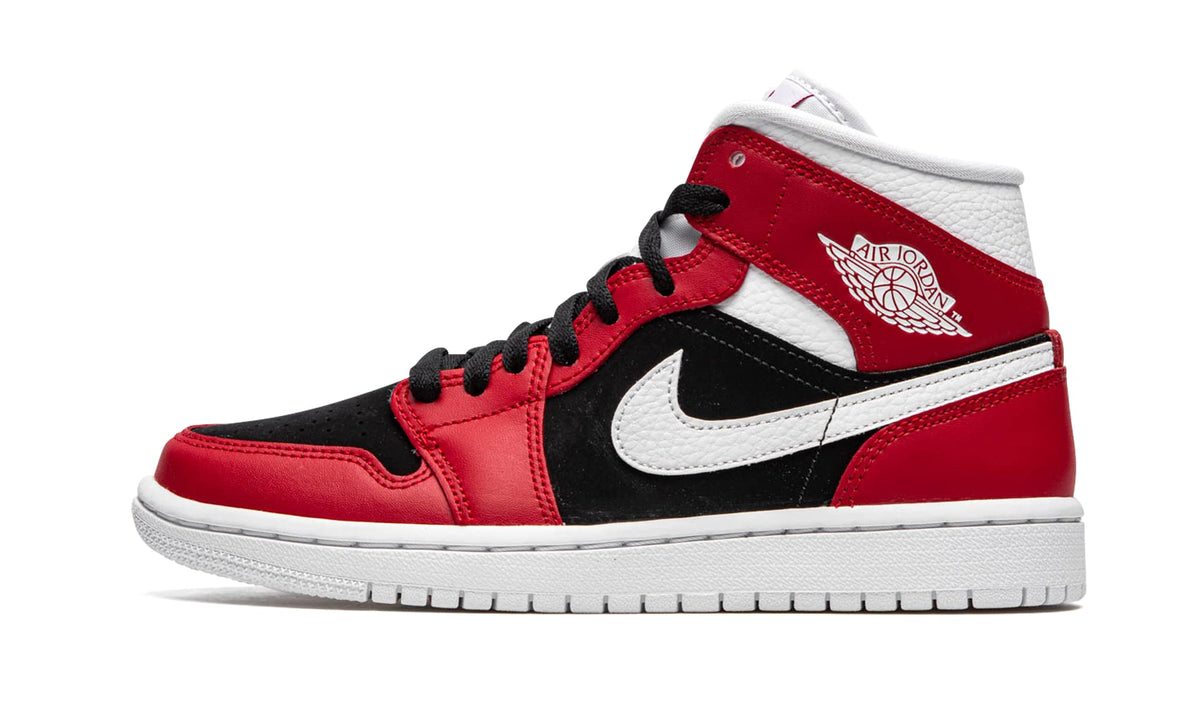 Jordan Womens WMNS Air 1 Mid BQ6472 601 Gym Red/Black - Size 12W