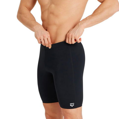 ARENA Feel Dynamo Jammers for Men - Swimwear for Racing & Training, Quick-Dry, Low Drag - Men's Swim Jammers,Black