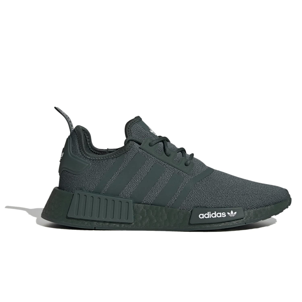 adidas Originals NMD-R1 MenÃ¢â‚¬â„¢s Sneakers - Lace-up Closure - Padded Tongue and Collar - Textile Upper Mineral Green/Mineral Green/White 8 D - Medium