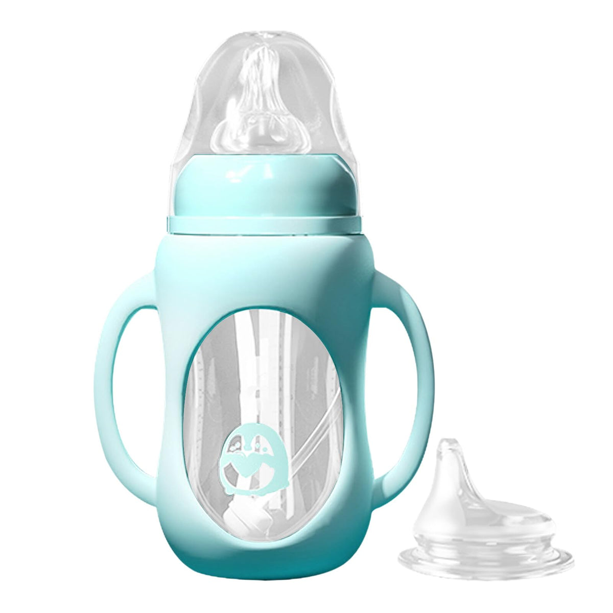 EACHPT Free Flow Sippy Cup,Weighted Straw Cup Baby Sippy Cup for Toddlers, 240ml, PPSU BPA Free, with Handles, Spill-Proof, Leak Proof,Drink from Any Angle,Baby Sippy Cup 6 Months - 4years