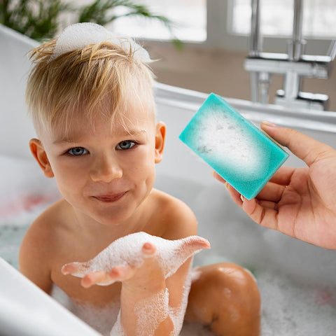 GYOTUU 3pcs Sensory Brush Soft Sponge Baby Brush Processing Disorder Autism Brush for Sensory Bath Cleaning