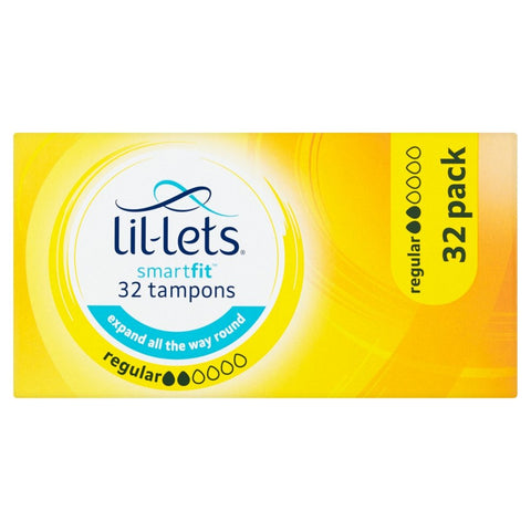 Lil-Lets SmartFit Regular Non-Applicator Tampons - pack of 32