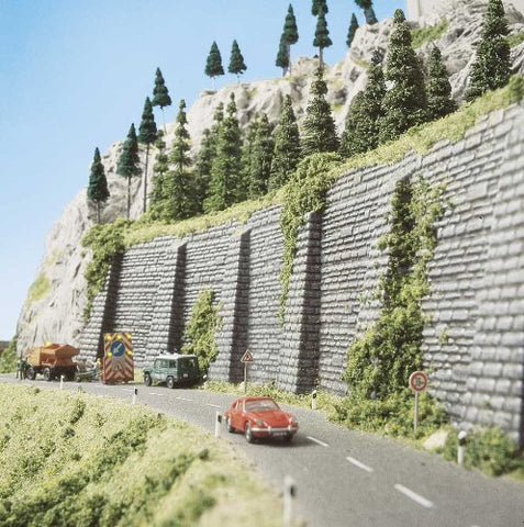 Busch 7031 Stone Wall 2/ HO Scenery Scale Model Scenery