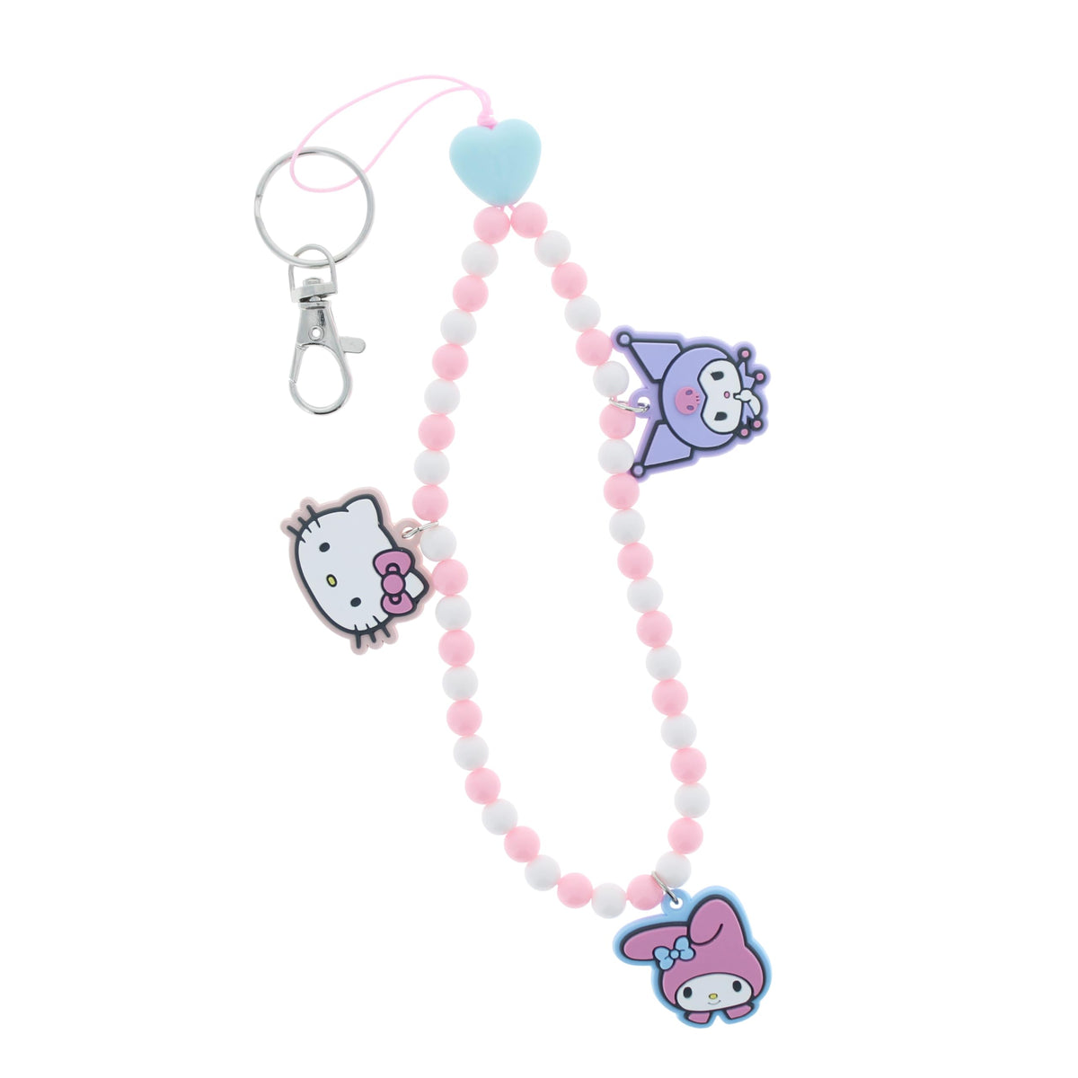 Blueprint Collections Hello Kitty Charm Keyring | Hello Kitty Key chain | Hello Kitty Keyring chain | Kawaii Gifts | Hello Kitty Gifts | Hello Kitty Stationery