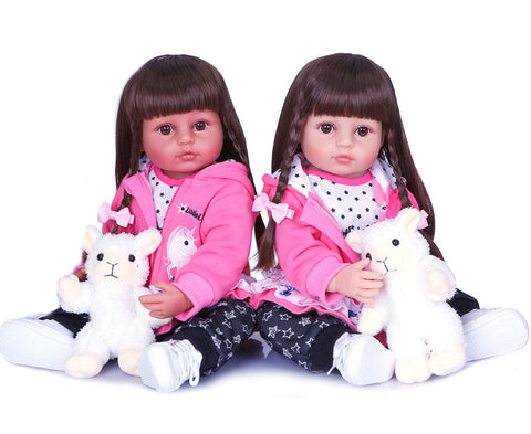 Pedolltree 3 Pcs Reborn Baby Dolls Clothes 22 Inch Girl Reborn Doll Clothing Outfits for 20-23 inch Newborn Baby Alive