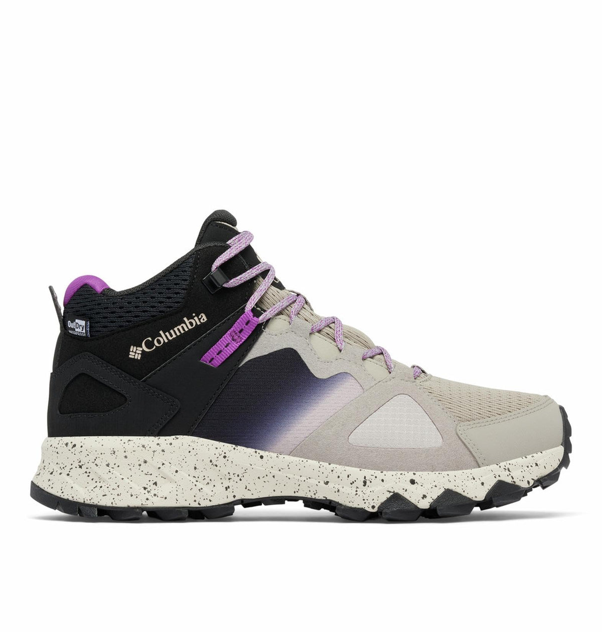 Columbia Women's Peakfreak Hera Mid Outdry, Flint Grey/Berry Patch, 6