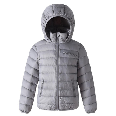 AIMISYOU Winter Kids Boys Hooded Coats Clothes For 8-9 Years Old Waterproof Puffer Jacket
