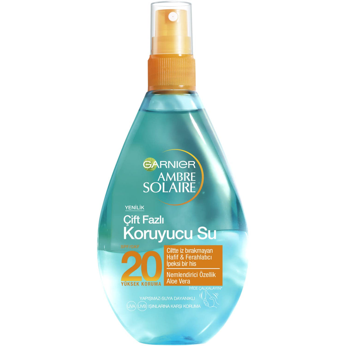 L'Oreal Ambre Solaire UV Water Sun Cream Spray SPF20, 150 Millilitre
