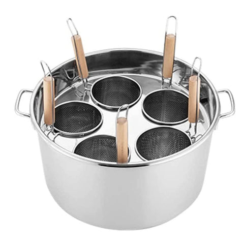 Pasta Cooker Insert Set, Stainless Steel Pasta Pot and Insert Strainer Basket Cookware, Commercial Cooking Tool for Home Kitchen Restaurant