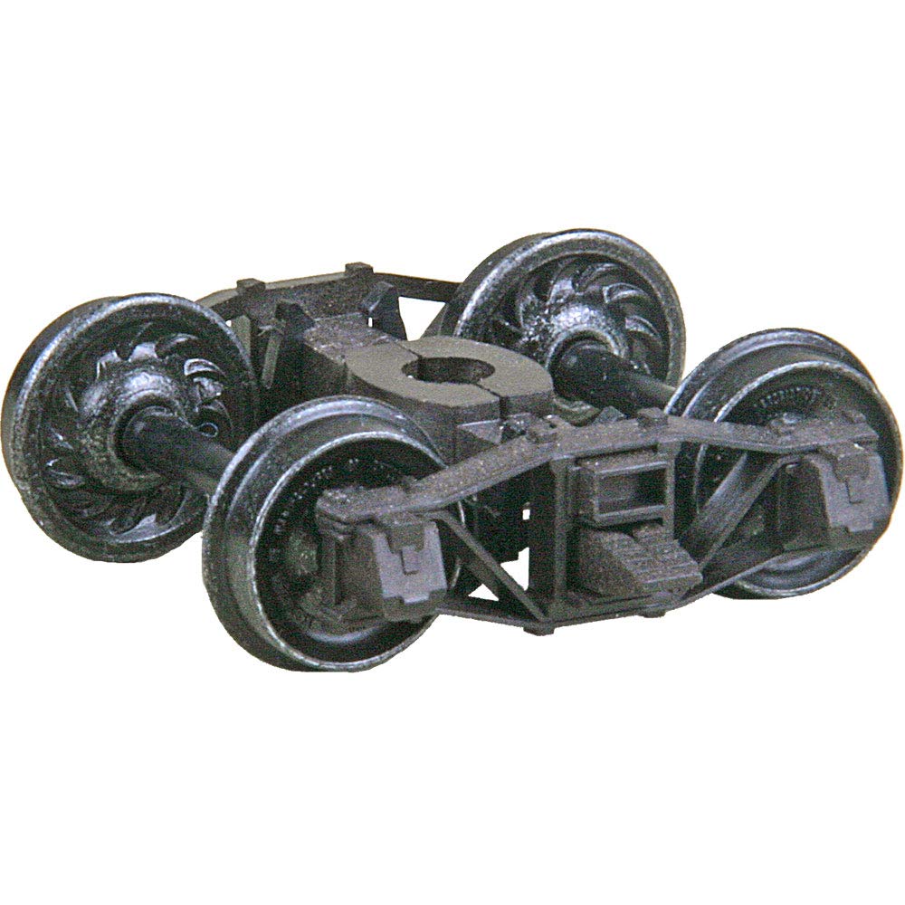 HO Arch Bar Caboose Truck, 33" Ribbed Wheels (1pr)