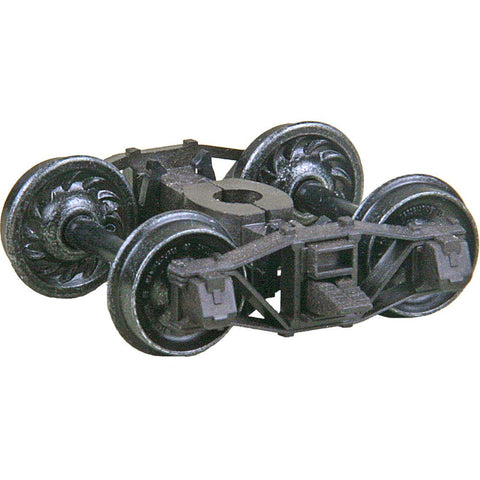 HO Arch Bar Caboose Truck, 33" Ribbed Wheels (1pr)